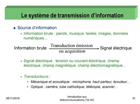 Telecommunications Communications Numeriques Et Analogiques Ppt