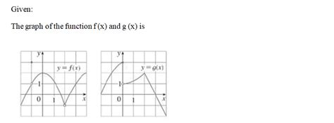 Answered 2 The Graphs Of F And G Are Given Use… Bartleby