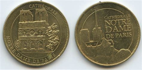 Frankreich Medaille Souvenir Token Nd G13040 Cathedrale Notre Dame