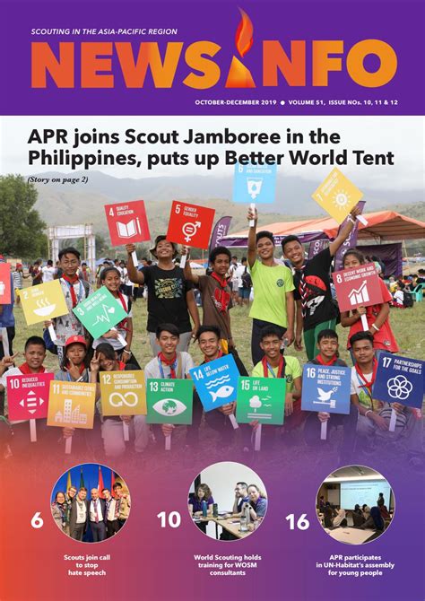 Apr Newsinfo October December By World Organization Of The Scout