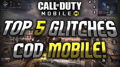 THE TOP 5 GLITCHES IN COD MOBILE CODM TOP 5 BEST Glitches On