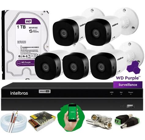 Kit Intelbras Cam Infra M Dvr Mhdx C T Purple