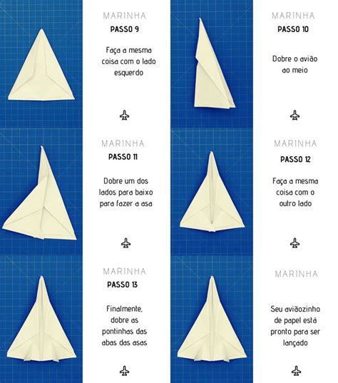 Como fazer um avião de papel modelo tradicional 1 dobradura