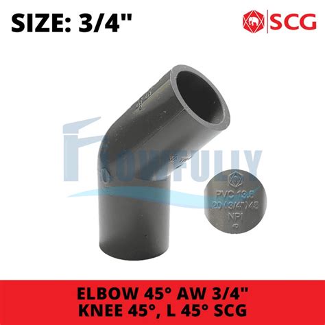 Jual Elbow Derajat Aw Scg Pvc Tebal Ts Knee L Keni Inch