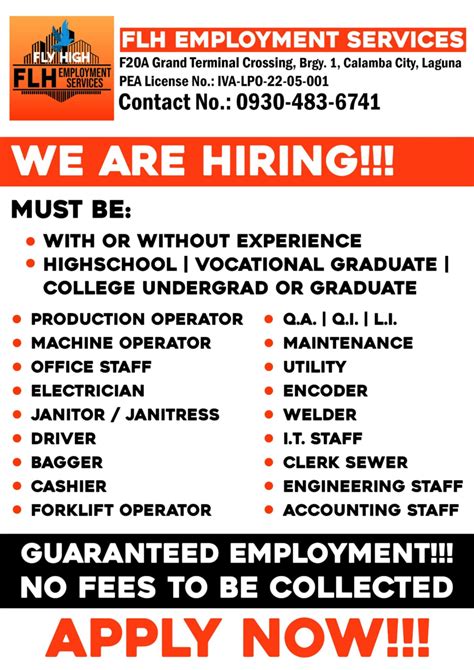 CARMONA CAVITE JOB HIRING | Facebook