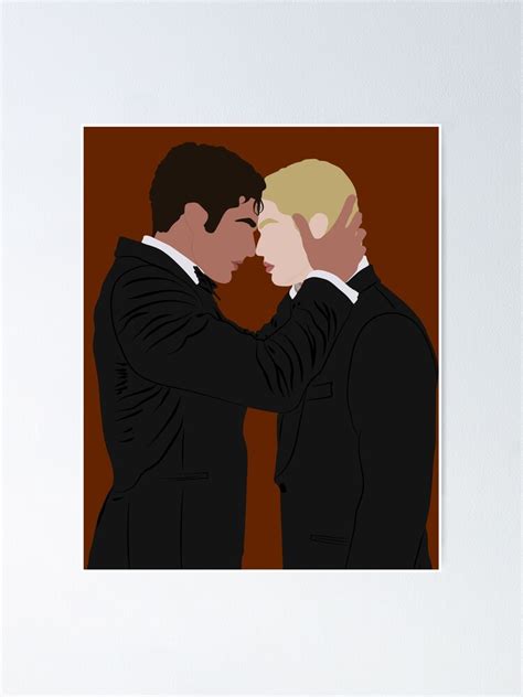 Alex And Henry Leaning Onto Each Other Red White And Royal Blue Poster Sold By Chinweuba