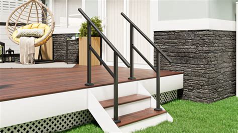 Heathrow Transition Handrail Freedom Outdoor Living For Lowes