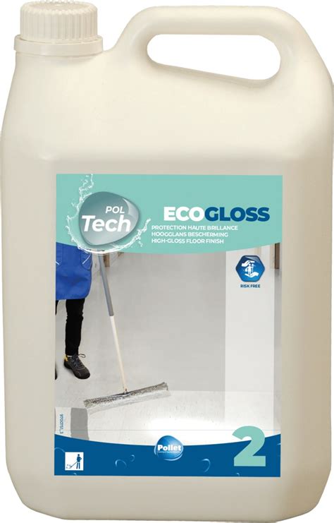 Pollet Poltech Ecogloss Vloerwas Liter Gph Schoonmaakartikelen