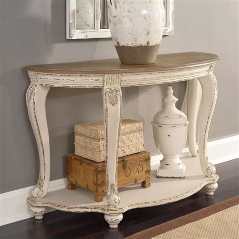 Signature Design By Ashley Realyn Sofa Table Living Room Tables