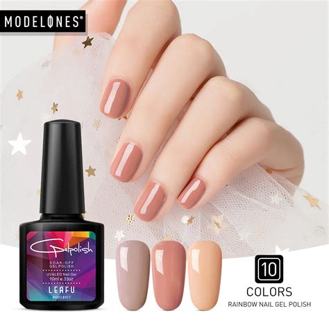 Modelones Ml Nail Gel Polish Pure Colors Series Nail Art Varnish Soak