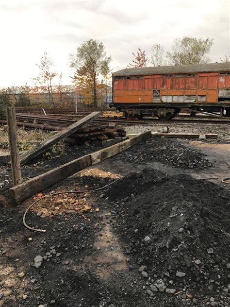 North Tyneside Steam Railway Coal Stage Construction Progress