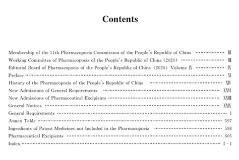 Pharmacopoeia Of The People S Republic Of China English Edition