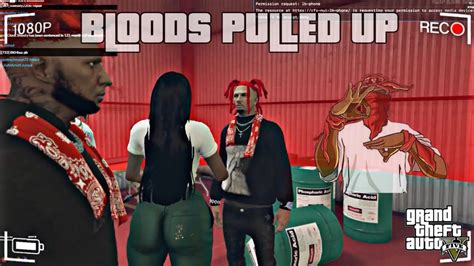 Bloods Pulled Up On Us In Gta Rp And This Happened Gtarp Fivem