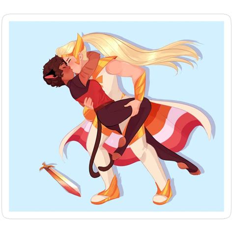 Catra She Ra Lesbian Pride Sticker For Sale By Bumblebeec In