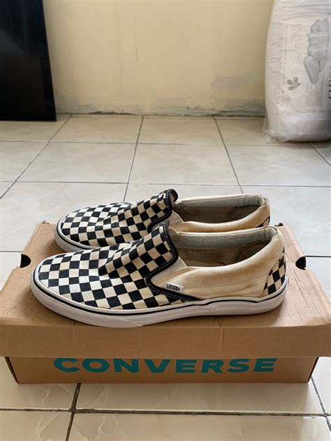 Vans Slip On Checkerboard Original On Carousell