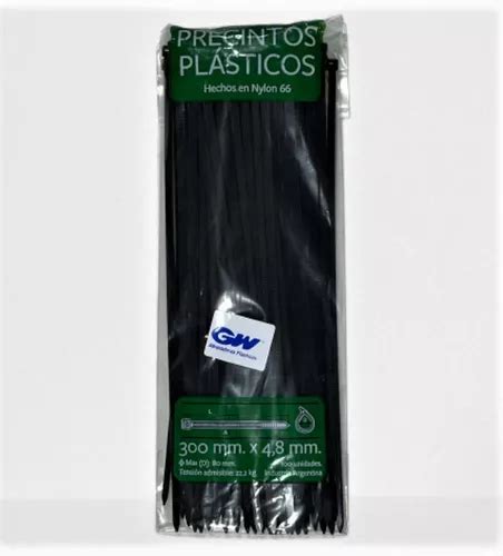 Precintos Plasticos Uv 300mm X 4 8mm Pack 1000 Unidades