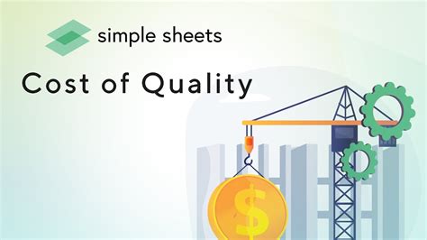 Cost Of Quality Excel Template Step By Step Video Tutorial By Simple