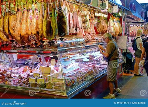 Mercat De La Boqueria In Barcelona Spain Editorial Photography Image