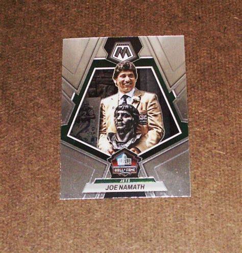 Panini Mosaic Football Joe Namath Hall Of Fame Ebay