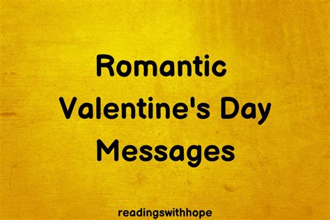 90 Romantic Valentine's Day Messages