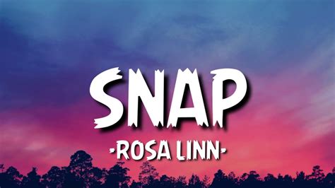 Rosa Linn SNAP Lyrics YouTube