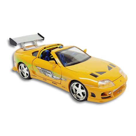 Miniatura Toyota Supra Velozes E Furiosos Metal Jada Escorrega O