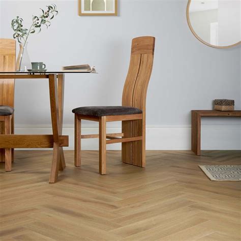 Chason Shortbread Herringbone Luxury Click Vinyl Flooring 5mm