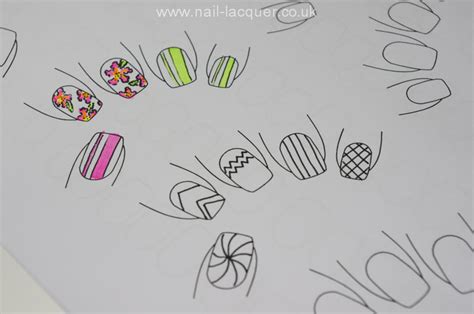 Nail Art Template Nail Lacquer Uk