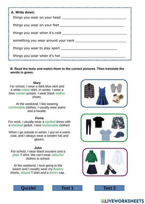 1532939 Clothes Cadgam Liveworksheets