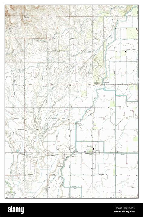 Harrah Washington Map 1958 124000 United States Of America By