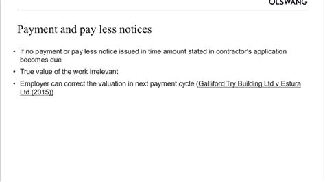 Payment In Construction Contracts Youtube