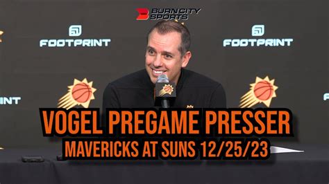 Frank Vogel Meets With Media Before Christmas Day Matchup Between