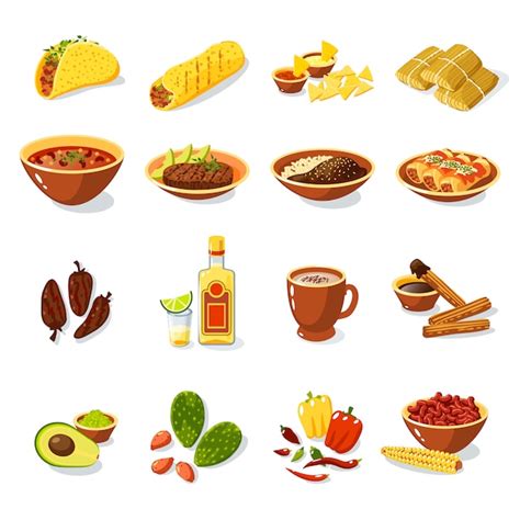 Dibujos De Comida Mexicana