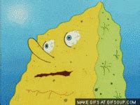 Spongebob Dehydrated Gif