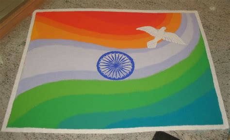 Independence-Day-and-Republic-Day-Rangoli-Design (10) - K4 Craft