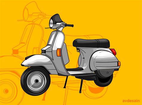 Vector Vespa by Avdesain on DeviantArt