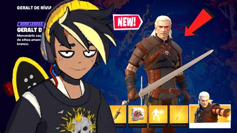 Ao Vivo Nova Skin Geralt De The Witcher Chegou Resgate Agora