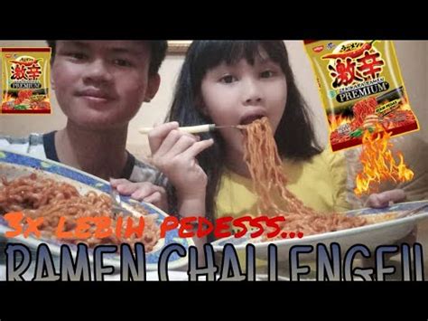 RAMEN CHALLENGE WITH MY SISTER Gekikara Ramen PEDESNYA NGELEBIHIN