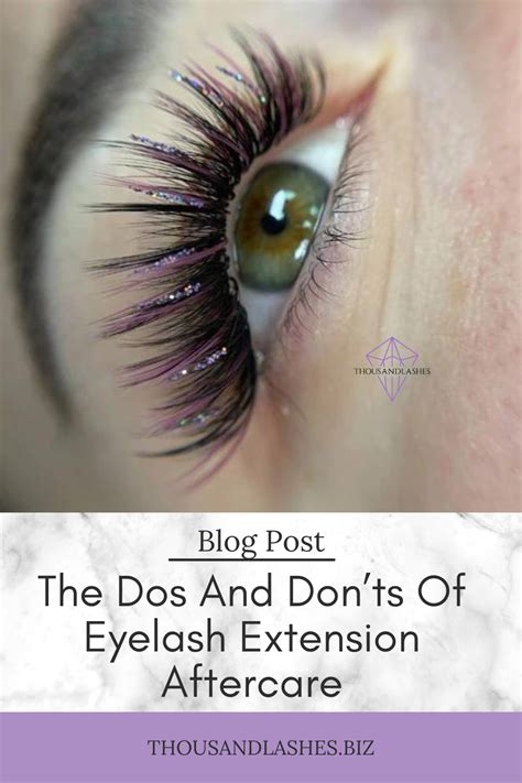 The Dos And Donts Of Eyelash Extension Aftercare Eyelash Extensions Aftercare Eyelash