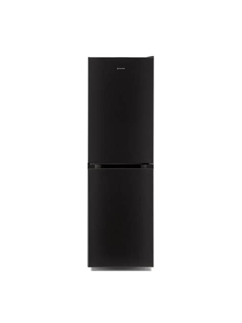 Hoover Freestanding Fridge Freezer in Black | CS Rentals