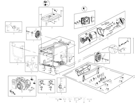 Westinghouse Wgen Df Dual Fuel Parts Diagram For Parts List