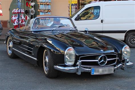 Mercedes 300 Sl Cabrio W 198 In Obernai 3102012 Fahrzeugbilderde