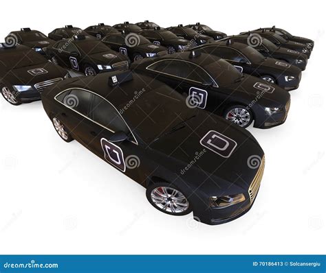 uber fleet concept editorial stock photo illustration  busy