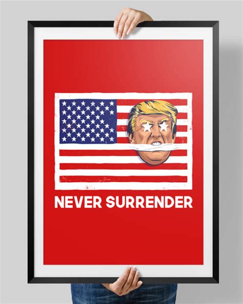 Never surrender - Buy t-shirt designs