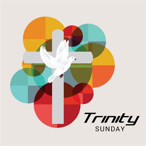 Vector Illustration Of A Background For Trinity Sunday 2181249 Vector