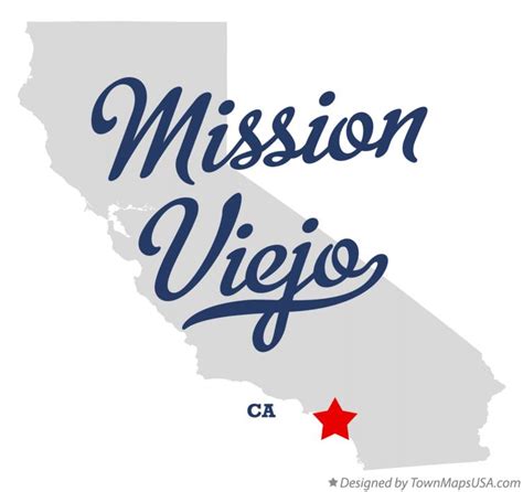 Map of Mission Viejo, CA, California