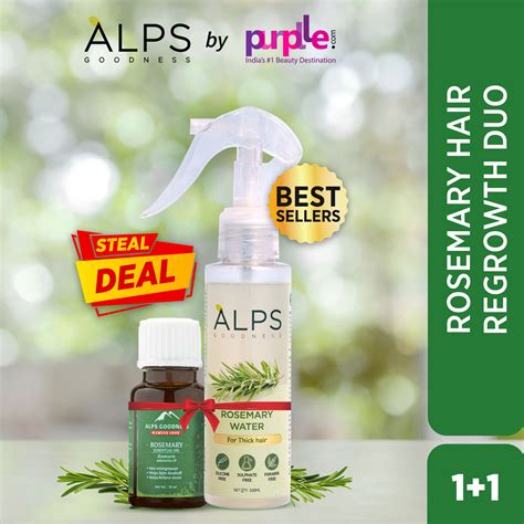 Alps Goodness Rosemary Hair Growth Duo With Rosemary Hair Spray