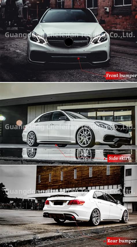 Pp W212 Body Kit For Mercedes Benz E Class E63 W212 Old Upgrade To New