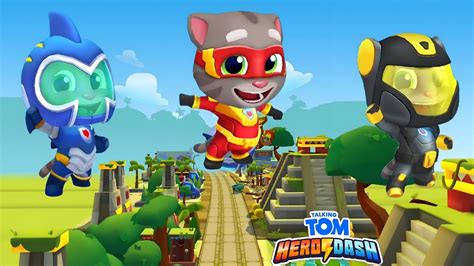 Talking Tom Hero Dash Tom Full Screen Gameplay Android Lilu Youtube