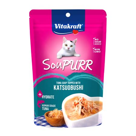 Vitakraft Cat Food Soupurr Tuna Soup w Katsuobushi 50g | Pet Master Singapore